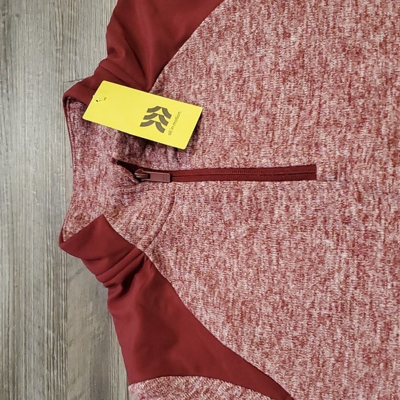 All in Motion Fleece 1/4 Zip Pull Over Size Large 12/14 - Picture 2 of 5